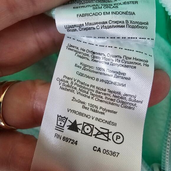 Columbia Youth XXS Mint Green Fleece Zip Jacket NWT Outdoor Hiking Winter Warm - Picture 12 of 13